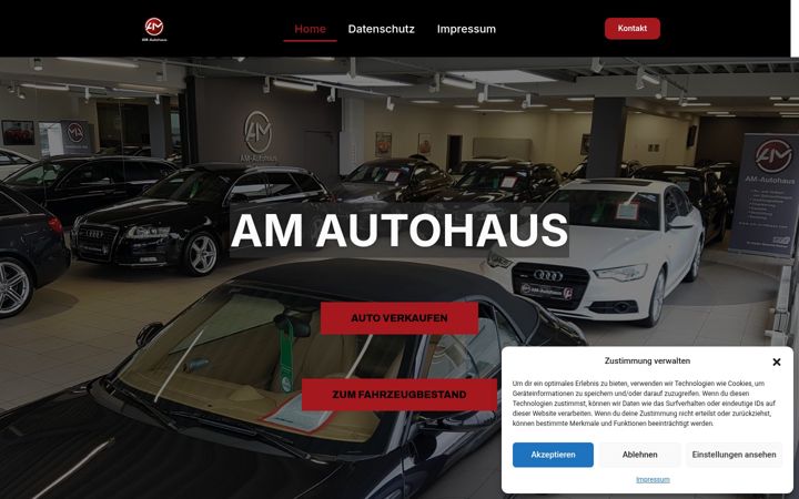 Zrzut ekranu am-autohaus.com