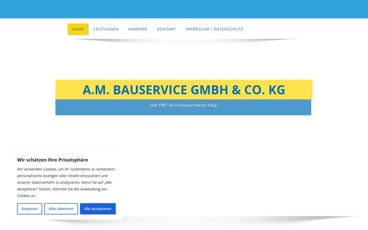 Screenshot of am-bauservice.de