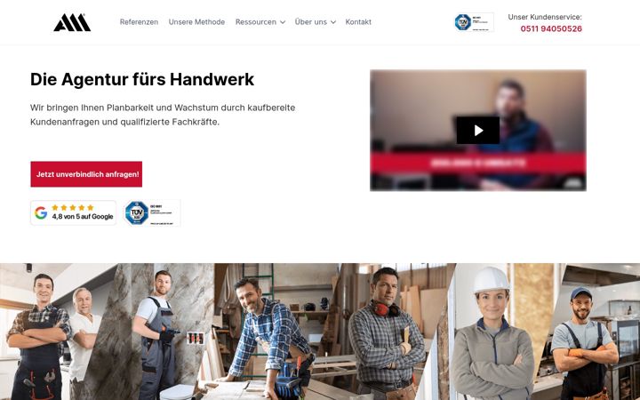 Екранна снимка на am-beratung.de