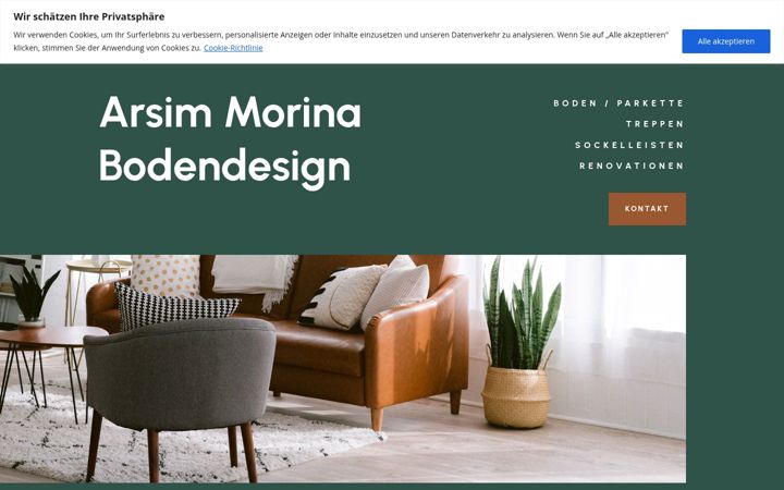 Екранна снимка на am-bodendesign.ch
