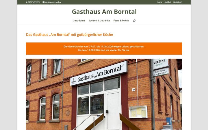 Екранна снимка на am-borntal.de