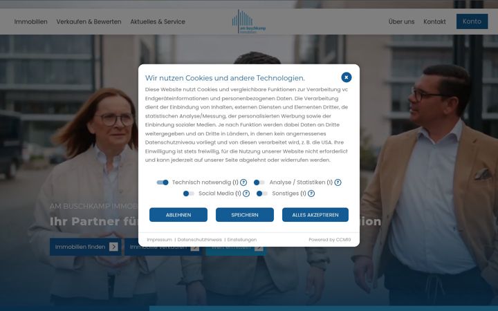 Screenshot of am-buschkamp-immobilien.de