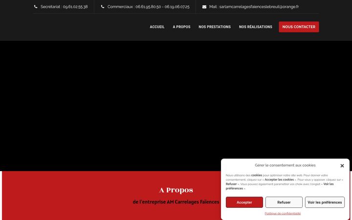 Screenshot of am-carrelagesfaiences.fr