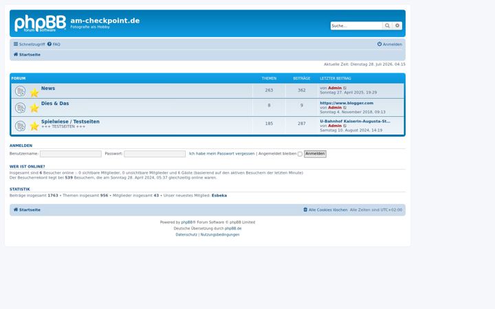 Screenshot of am-checkpoint.de