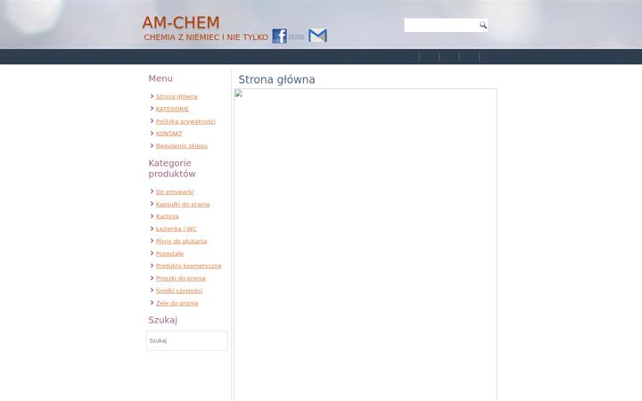 Screenshot of am-chem.pl