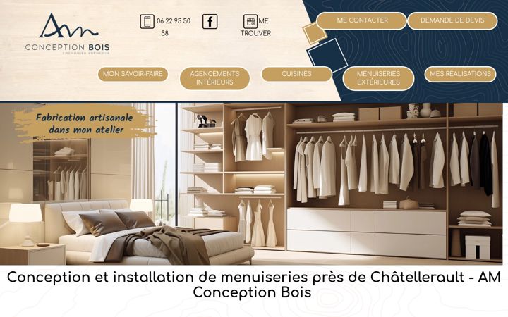 Captura de pantalla de am-conception-bois86.fr