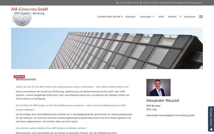 Screenshot of am-consulting.gmbh