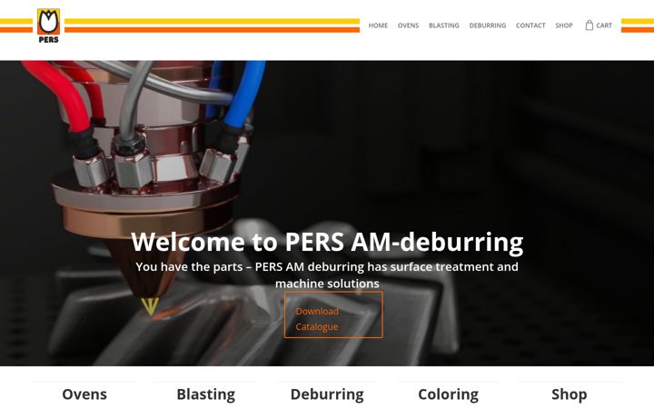 Screenshot of am-deburring.com