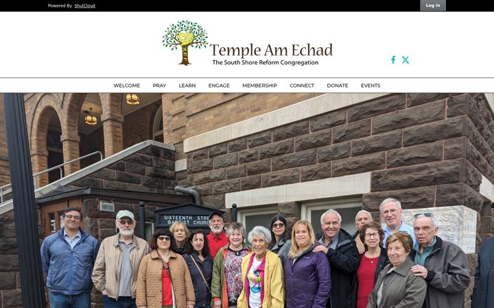 Screenshot of am-echad.org