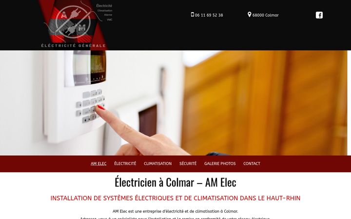 Screenshot of am-elec-68.fr