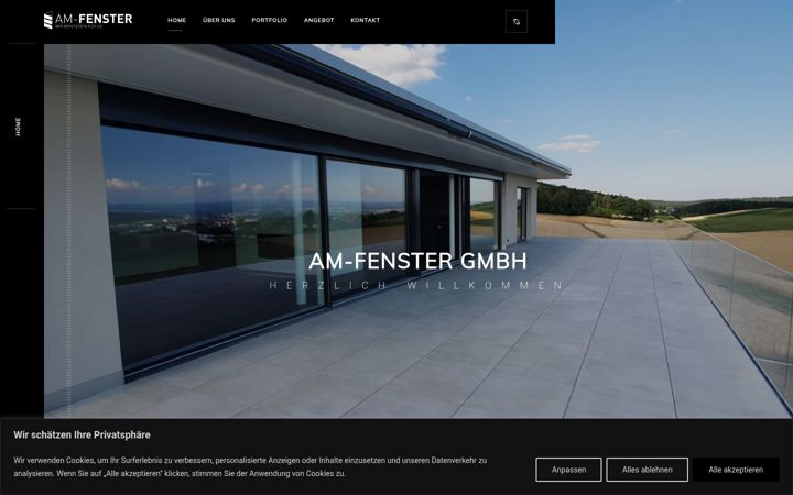 Screenshot of am-fenster.ch