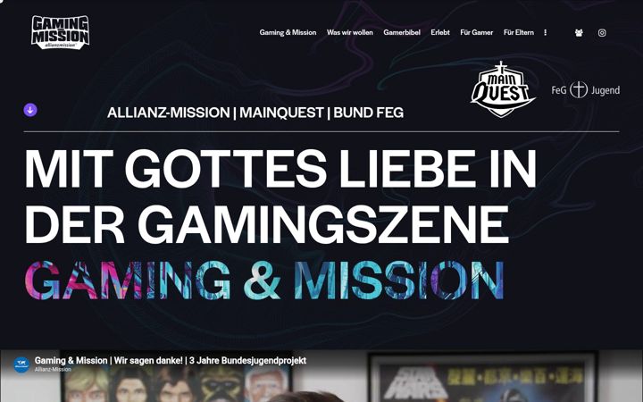 Screenshot stránky am-gaming.de