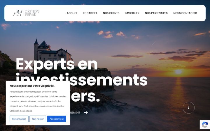Screenshot of am-gestionprivee.fr