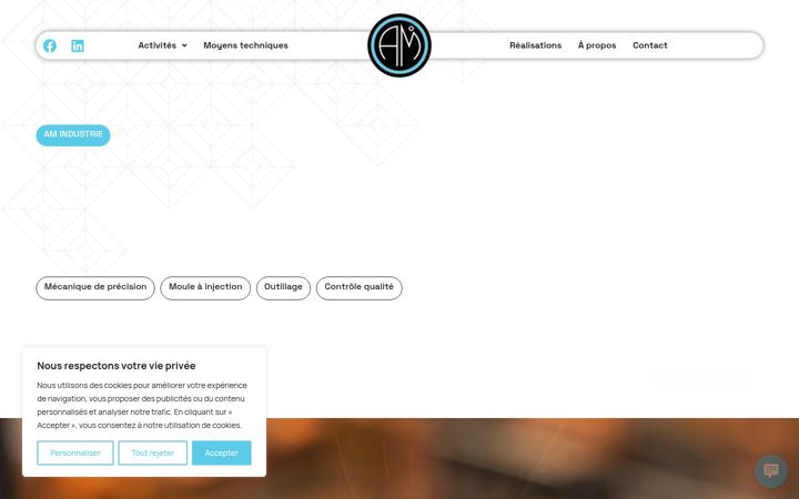 Screenshot of am-industrie.fr