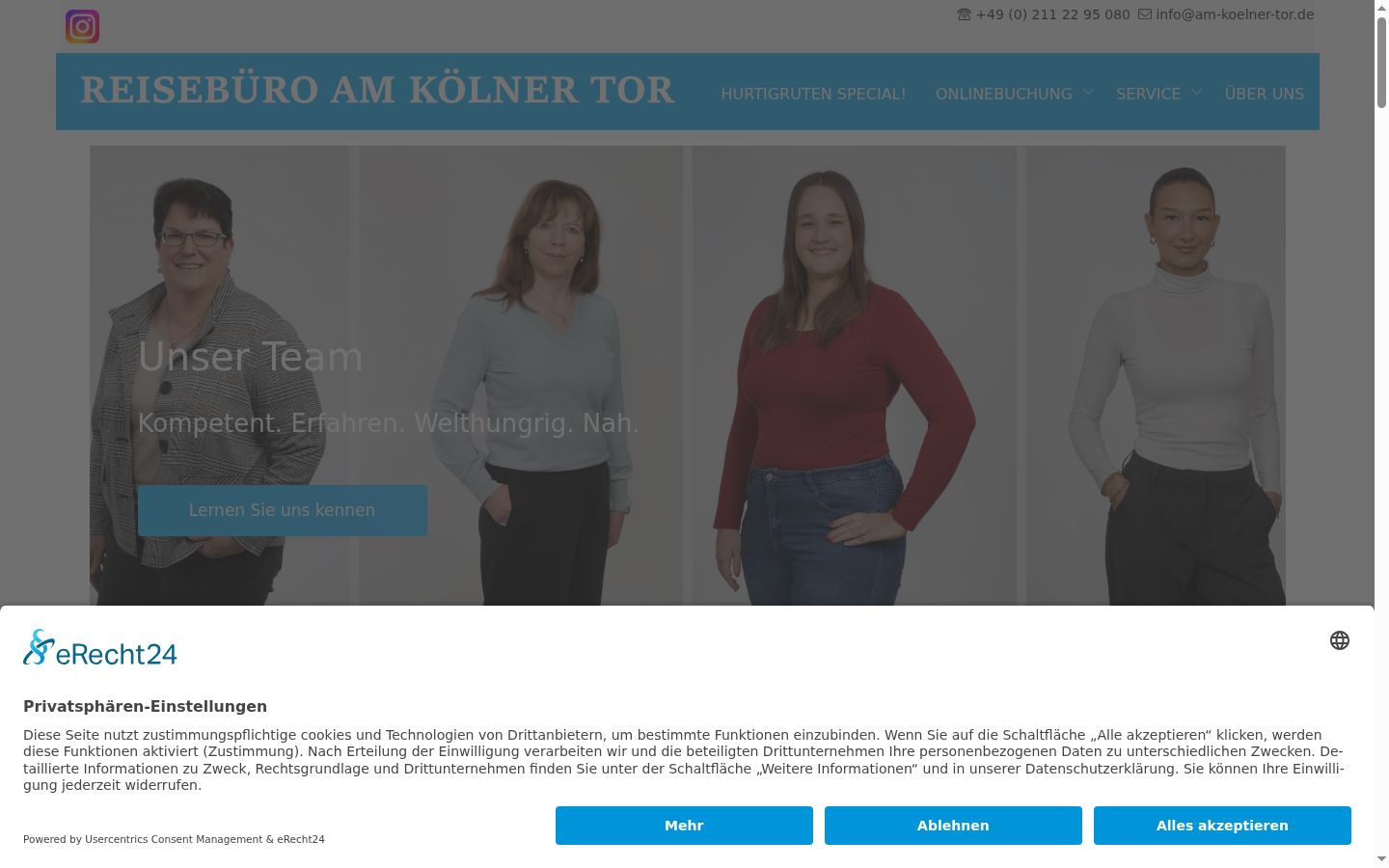 Snímek obrazovky baneru souhlasu zobrazeného před jakoukoli interakcí
