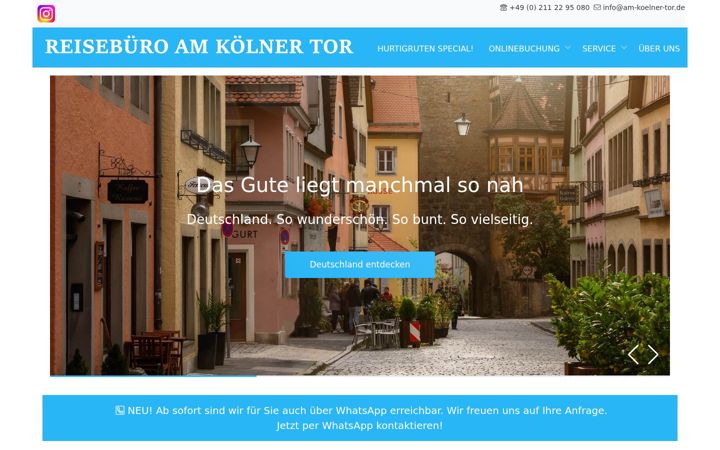 Screenshot of am-koelner-tor.de
