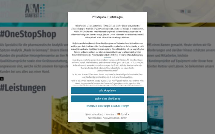 Screenshot of am-labor.de