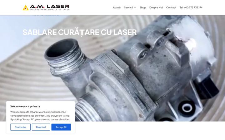Screenshot of am-laser.ro