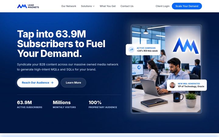 Screenshot of am-leadmagnets.com