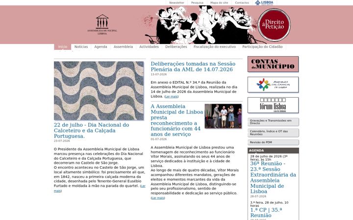 Screenshot stránky am-lisboa.pt