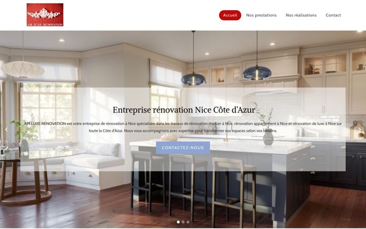 Screenshot of am-luxe-renovation.com