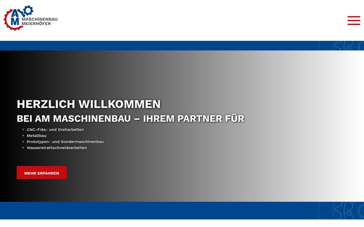 Screenshot of am-maschinenbau.de