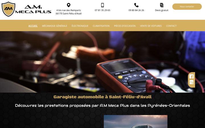 Screenshot of am-mecaplus.fr