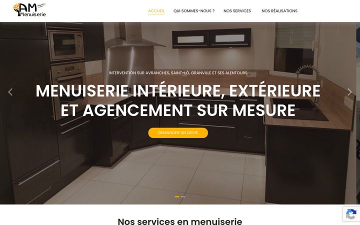 Screenshot of am-menuiserie-normandie.fr