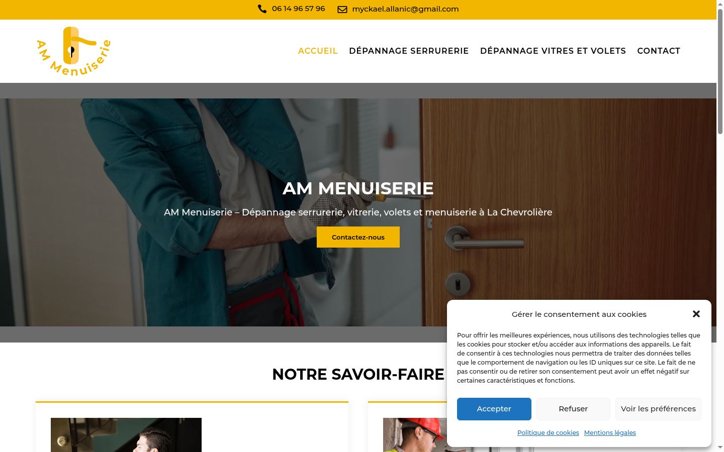 Screenshot tal-banner tal-kunsens muri qabel kwalunkwe interazzjoni