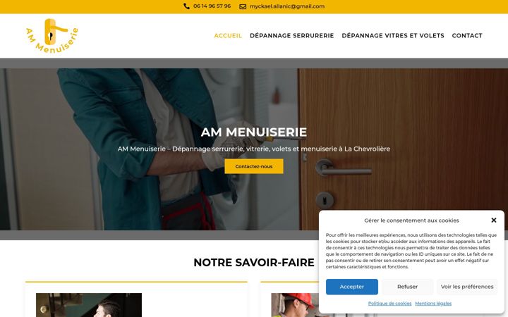 Screenshot ta' am-menuiserie44.fr