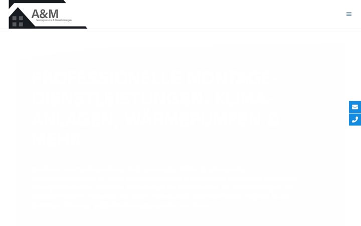 Screenshot of am-montageservice-dienstleistungen.de
