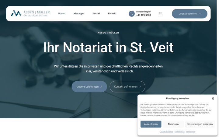 Screenshot of am-notare.at