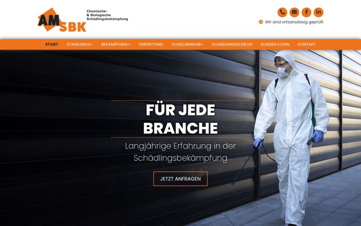 Screenshot ta' am-sbk.de