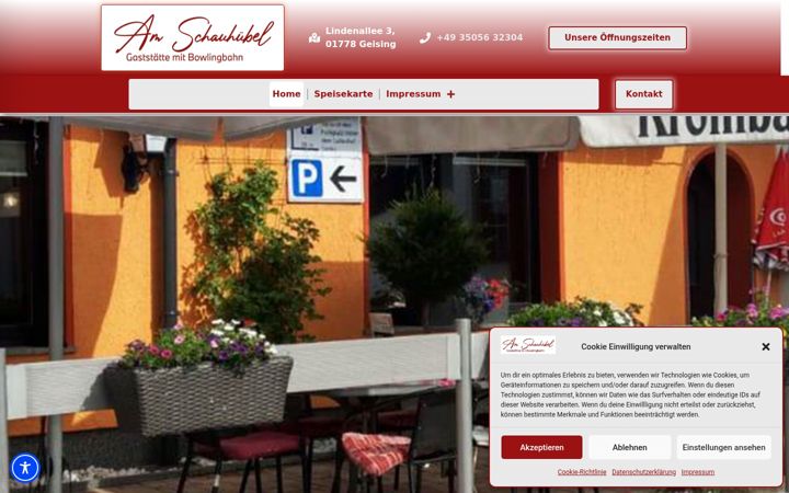 Screenshot of am-schauhuebel.de