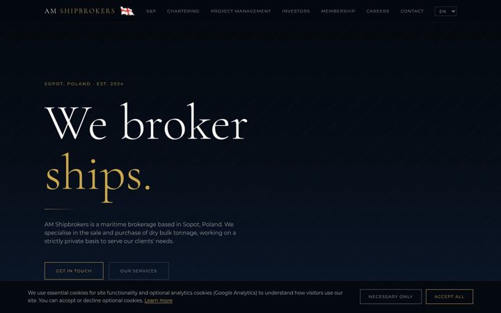 Screenshot ta' am-shipbrokers.pl