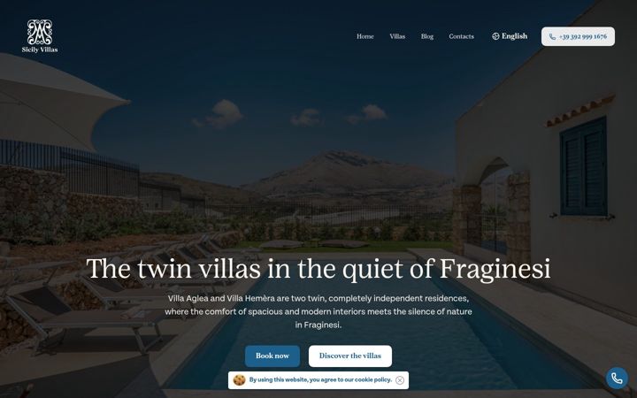 Screenshot of am-sicilyvillas.it
