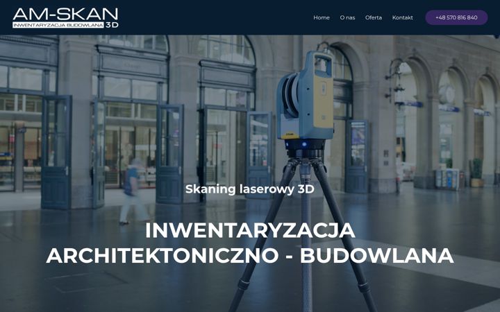 Screenshot of am-skan.pl