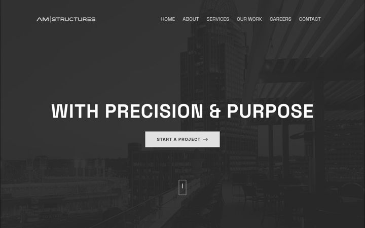 Screenshot ta' am-structures.com