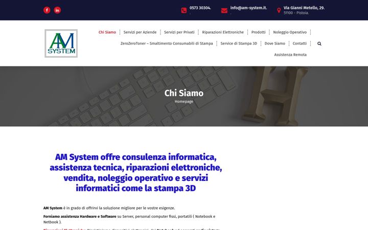 Screenshot ta' am-system.it