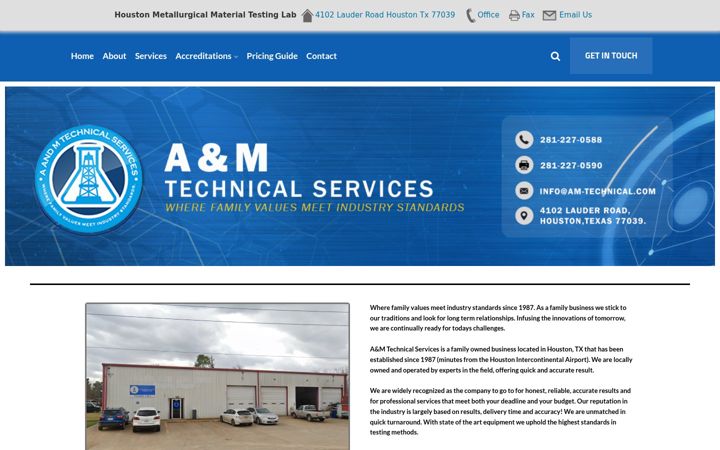 Screenshot of am-technical.com