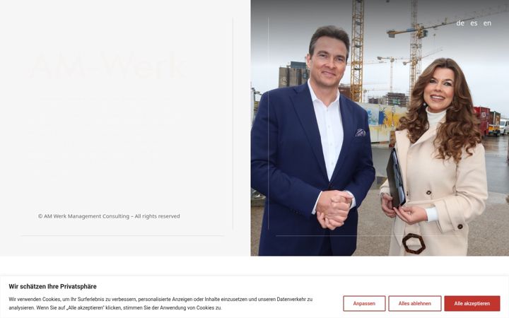 Screenshot of am-werk-unternehmensberatung.de