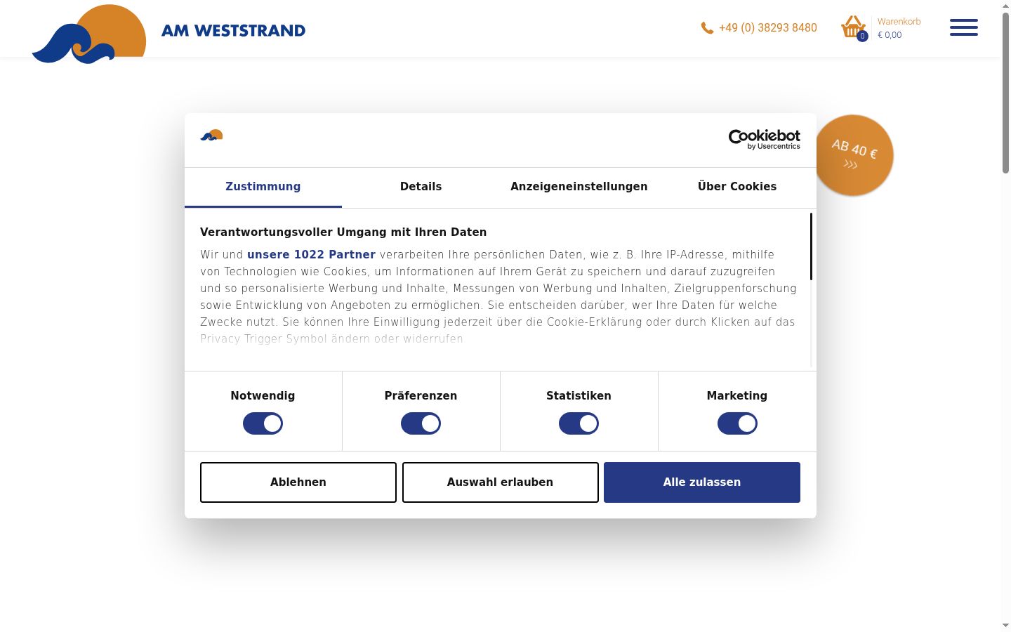 Sutikimo reklamjuostės, rodytos prieš bet kokią sąveiką, ekrano kopija