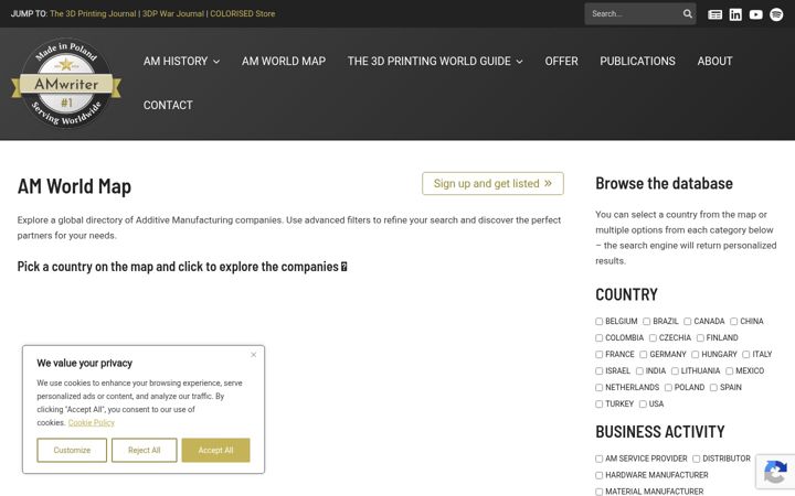 Screenshot of am-writer.com