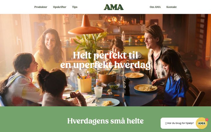 Screenshot of ama-tips.dk