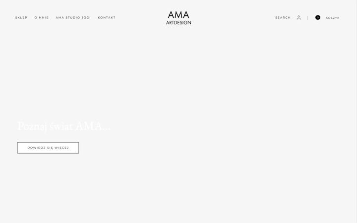 Screenshot of ama.pl