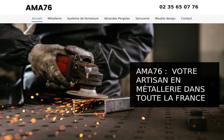 Screenshot of ama76.com