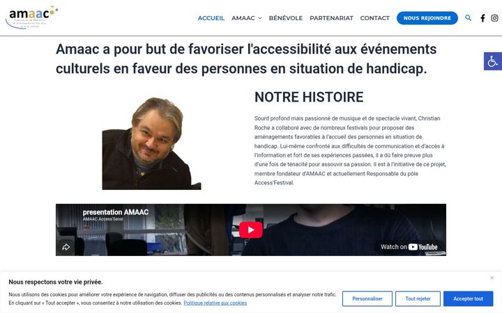 Screenshot of amaac.fr
