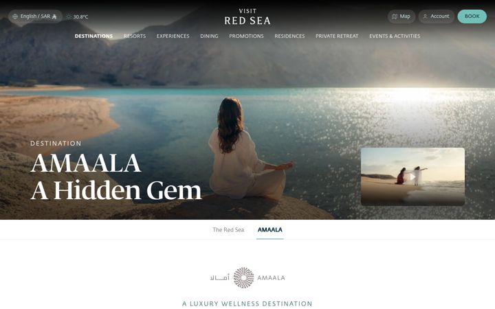 Screenshot of amaala.com