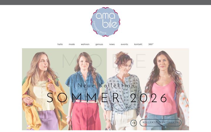 Skærmbillede af amabile-conceptstore.de