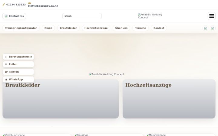 Screenshot of amabilis-wedding.de